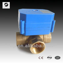 3/4 &quot;dn20 CWX-60 válvula de control motorizada tridireccional de tres vías para agua fría